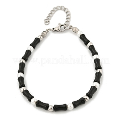 Braccialetti con perline in acciaio inossidabile 304 per donna&nbsp;BJEW-M056-08P-05