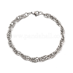 201 Edelstahl-Gliederarmbänder für Herren&nbsp;STAS-T077-12P