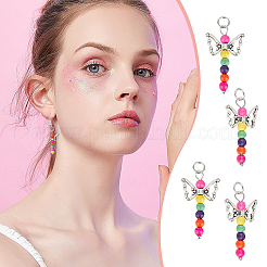 50 ciondolo con perline turchesi sintetiche tinte&nbsp;FIND-UN0001-90