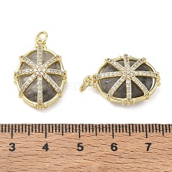 Pendentifs à facettes en quartz nuageux naturel&nbsp;GG-CBA42CA-04G-02
