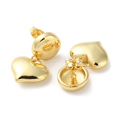 Pendientes de latón para mujer&nbsp;EJEW-M258-12G