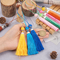 28 pz 14 colori poliestere nappa grandi pendenti decorazioni&nbsp;HJEW-TA0001-07