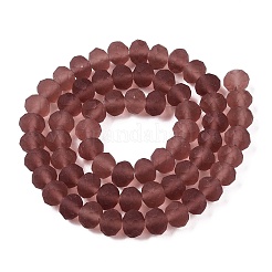 Chapelets de perles en verre transparente  &nbsp;EGLA-A044-T8mm-MD13