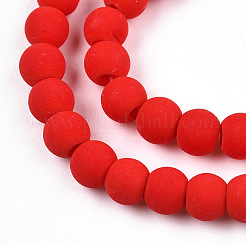 Opache perle di vetro fili&nbsp;GLAA-T032-P4mm-MD04