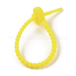 Attaches de câble en silicone en forme de cœur&nbsp;AJEW-C034-02J
