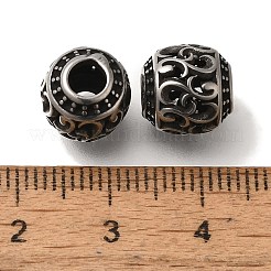 Perline europee in acciaio inossidabile 304&nbsp;STAS-D191-09C-AS