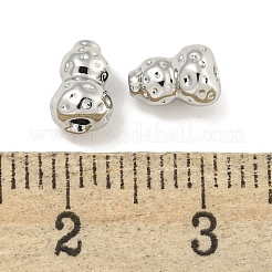 Perle di ottone con texture&nbsp;KK-Q820-28P