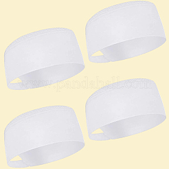 Verstellbare Kochmütze aus Polyester&nbsp;AJEW-WH20064-27A