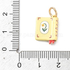 Pendentifs en acier inoxydable 304 peints en aérosol&nbsp;STAS-H254-04G-06
