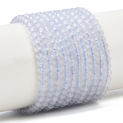 Natürlichen blauen Chalcedon Perlen&nbsp;G-P618-3mm-02