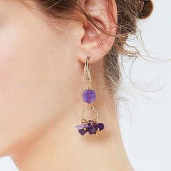 4 paires 4 crochets de boucle d'oreille en laiton micro pavé clair en zircone cubique&nbsp;KK-SZ0004-62