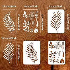 Modelli di stencil per dipingere disegni in plastica&nbsp;DIY-WH0172-1020