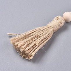 Guirlandes de perles de bois de pin&nbsp;AJEW-WH0109-79D-01
