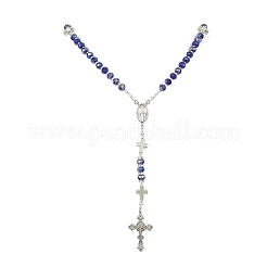 Colliers de perles de chapelet en verre&nbsp;NJEW-TA00080