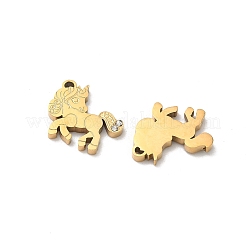 Pendentifs en strass en acier inoxydable 304&nbsp;STAS-P449-02C-G