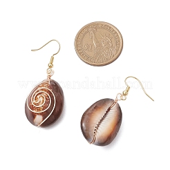 Ohrhänger aus natürlichen Muschelperlen&nbsp;EJEW-TA00609