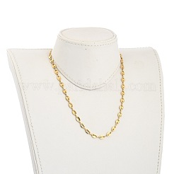 Collares de cadena de granos de café de acero inoxidable 304&nbsp;NJEW-JN03046