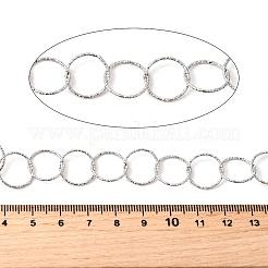 Catene a maglie ad anello testurizzate in acciaio inossidabile 304&nbsp;CHS-C018-10P