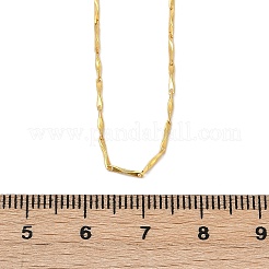 925 Sterling Silber verdreht bar Gliederkette Halsketten&nbsp;NJEW-H056-01B-G