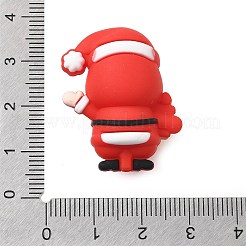 Perles focales en silicone sur le thème de Noël&nbsp;LS-SIL-L007-01B