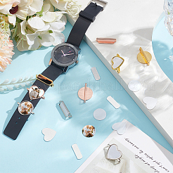 9 Satz 9 Stile Legierung Wärmeübertragung Uhrenarmband Zubehör&nbsp;FIND-NB0005-97
