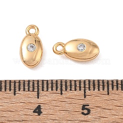 Dijes de latón con micro pavé de circonitas cúbicas transparentes de Shegrace&nbsp;XGRQ7H210-958G