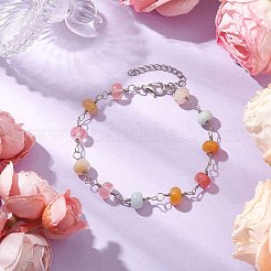 Bracelets à maillons en verre&nbsp;BJEW-JB10832