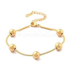Satellitenkettenarmbänder aus 304 Edelstahl für Damen&nbsp;BJEW-D337-01C-G