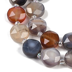Natur Botswana Achat Perlen Stränge&nbsp;G-C116-A65-01
