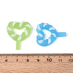 Leuchtende und mattierte transparente Harzcabochons&nbsp;X-RESI-T026-09M