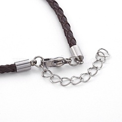 Geflochtenen Lederschnur Armband machen&nbsp;MAK-L018-05E