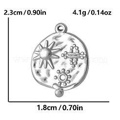 Anhänger aus Edelstahl 304&nbsp;PW-WG2D3FE-01