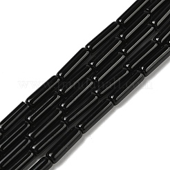 Hilos de cuentas de ónix negro natural (teñido y calentado)&nbsp;G-H087-H02-01A
