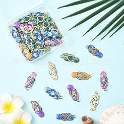 40pcs pendentifs en émail en alliage&nbsp;ENAM-SC0007-34