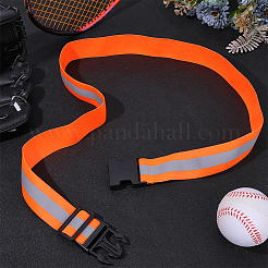 1 ceinture extensible réfléchissante en polyester&nbsp;AJEW-CN0005-26B