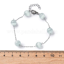 Bracciali a catena in acciaio inossidabile 304&nbsp;BJEW-C094-01P-05