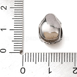 316 chirurgische Edelstahl-Europäische Perlen&nbsp;SA-CBA7555-13AS-02