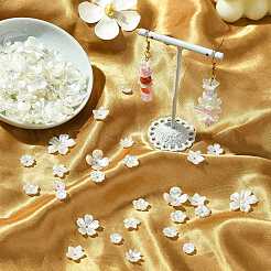 12 styles de capuchons de perles d'imitation en plastique abs et en résine&nbsp;DIY-CJ0002-40