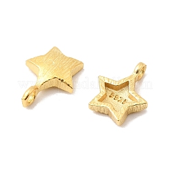 925 ciondolo a forma di stella testurizzata in argento sterling&nbsp;STER-K188-09A-G