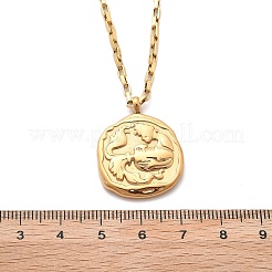 Colliers avec pendentif constellation en acier inoxydable 304&nbsp;LS-NJEW-K392-01G-11