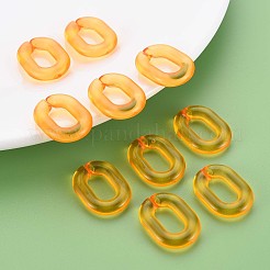 Transparentem Acryl Verknüpfung Ringe&nbsp;MACR-S373-19-B01