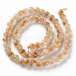 Fili di perle di citrino naturale riscaldate&nbsp;X-G-S362-105B