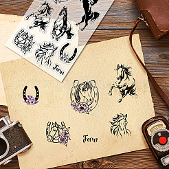 Timbri trasparenti in plastica pvc personalizzati&nbsp;DIY-WH0439-0085