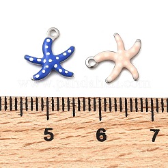 304 Edelstahl-Emaille-Anhänger&nbsp;X-STAS-Q363-14I-P