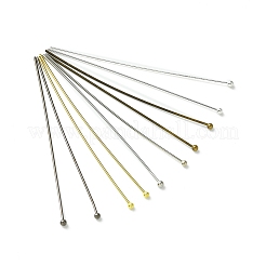 250 Stück 5 Farben Kugelkopfstifte aus Messing&nbsp;KK-FS0001-42