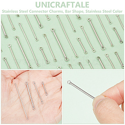 80 pz 4 stili di ciondoli per connettori in acciaio inossidabile 304 e 201&nbsp;STAS-UN0055-54