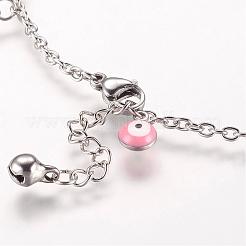 Fußkettchen mit Charms aus Edelstahl 304&nbsp;AJEW-E032-03