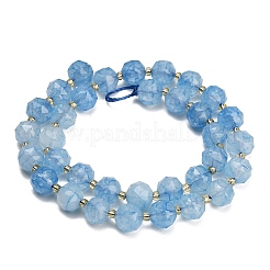 Colliers de perles en verre imitation jade teintées&nbsp;GL-Z001-02A