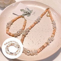 Shell perle naturali fili&nbsp;BSHE-WH0013-01