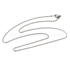 Unisex-Halsketten aus Lumachina-Kette aus Edelstahl 304&nbsp;NJEW-K305-13P